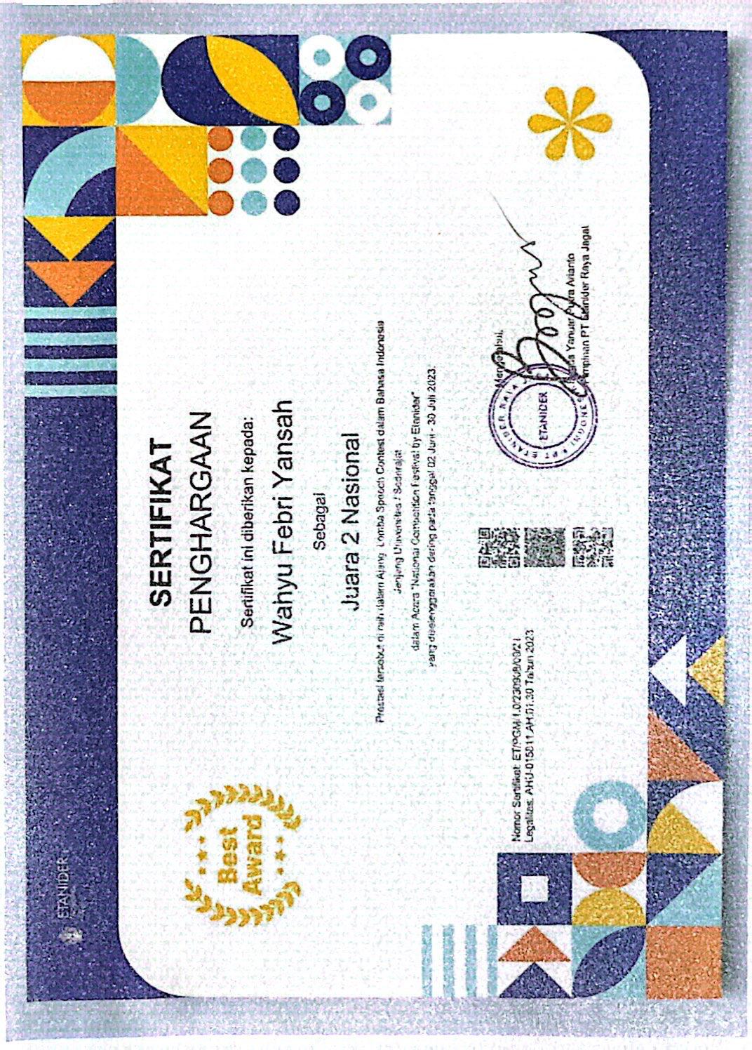 Pidato Bahasa Indonesia